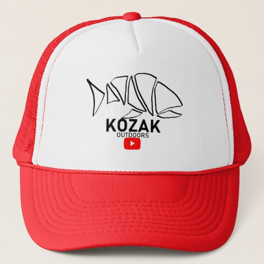 Kozak Outdors - 'The Original' Logo-Ballcap Truckerkappe (Vorderseite)