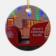 Kozier Christmas Village Ornament