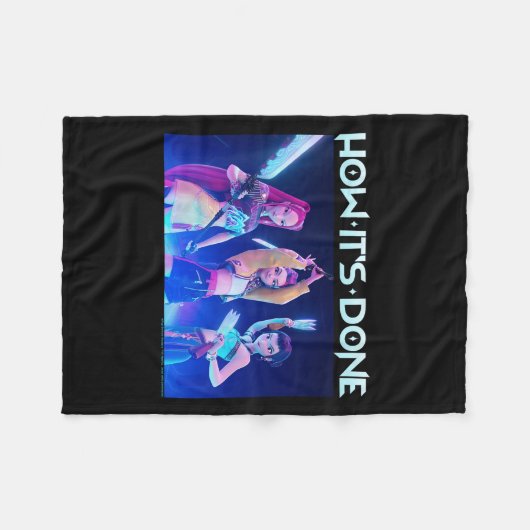 Kp Demon Hunters Halloween How It's Done Huntrix G Fleecedecke (Vorderseite (Horizontal))