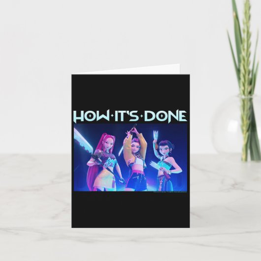 Kp Demon Hunters Halloween How It's Done Huntrix G Karte (Vorderseite)