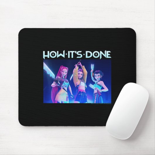 Kp Demon Hunters Halloween How It's Done Huntrix G Mousepad (Mit Mouse)