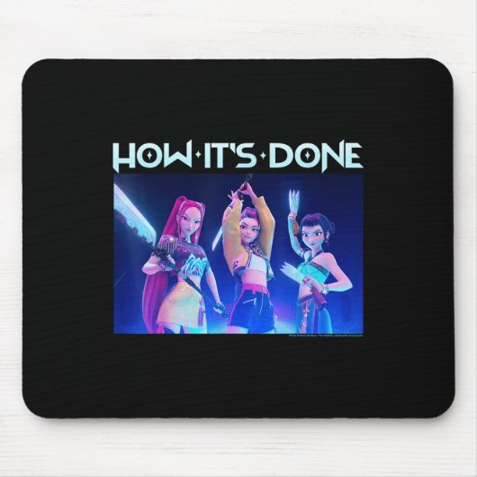 Kp Demon Hunters Halloween How It's Done Huntrix G Mousepad (Vorne)