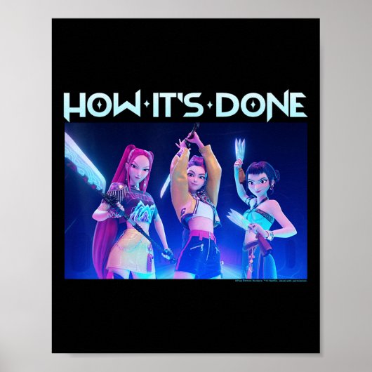 Kp Demon Hunters Halloween How It's Done Huntrix G Poster (Vorne)