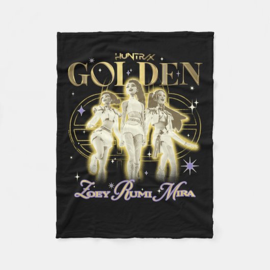 Kp Demon Hunters Halloween Huntrix Golden Trio Ste Fleecedecke (Vorderseite)