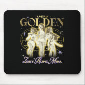 Kp Demon Hunters Halloween Huntrix Golden Trio Ste Mousepad (Vorne)