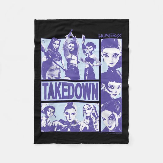 Kp Demon Hunters Halloween Huntrix Takedown Panel Fleecedecke (Vorderseite)