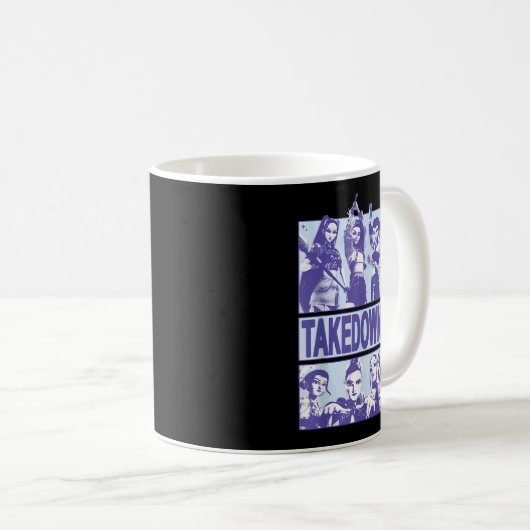 Kp Demon Hunters Halloween Huntrix Takedown Panel Kaffeetasse (VorderseiteRechts)