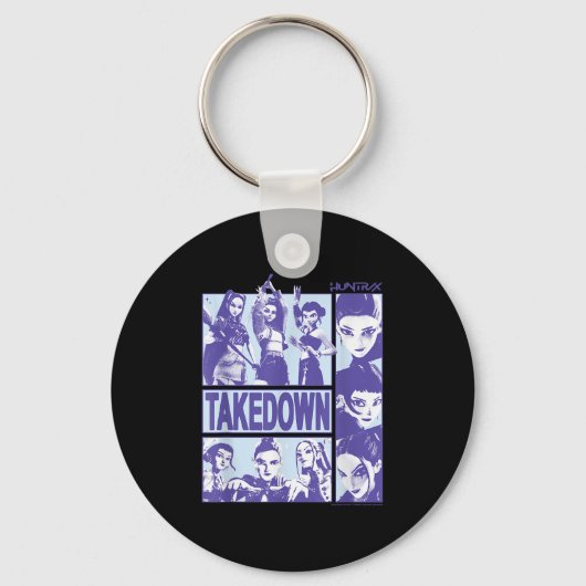 Kp Demon Hunters Halloween Huntrix Takedown Panel Schlüsselanhänger (Vorderseite)