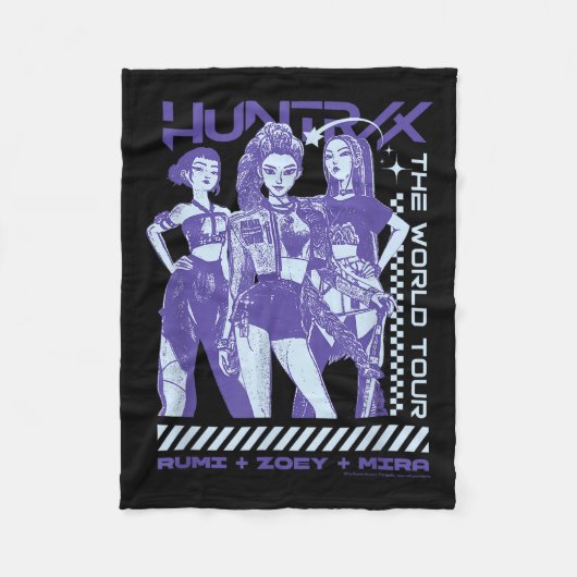 Kp Demon Hunters Halloween Huntrix The World Tour  Fleecedecke (Vorderseite)