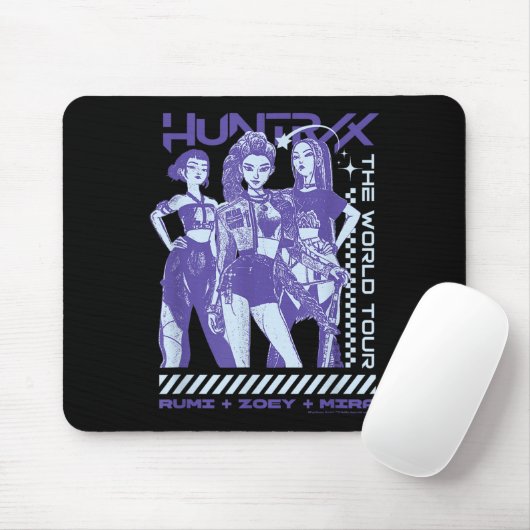 Kp Demon Hunters Halloween Huntrix The World Tour  Mousepad (Mit Mouse)