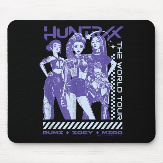 Kp Demon Hunters Halloween Huntrix The World Tour Mousepad (Vorne)