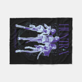 Kp Demon Hunters Halloween Huntrix What It Sounds Fleecedecke (Vorderseite (Horizontal))