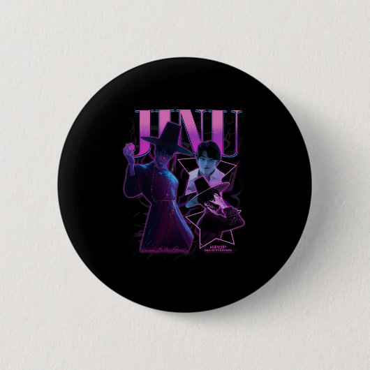 Kp Demon Hunters Halloween Jinu Showcase Y2k Style Button (Vorderseite)