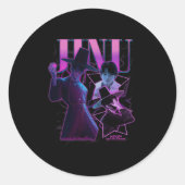 Kp Demon Hunters Halloween Jinu Showcase Y2k Style Runder Aufkleber (Vorderseite)