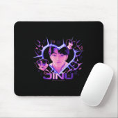 Kp Demon Hunters Halloween Jinu Y2k Heart Shape Rt Mousepad (Mit Mouse)