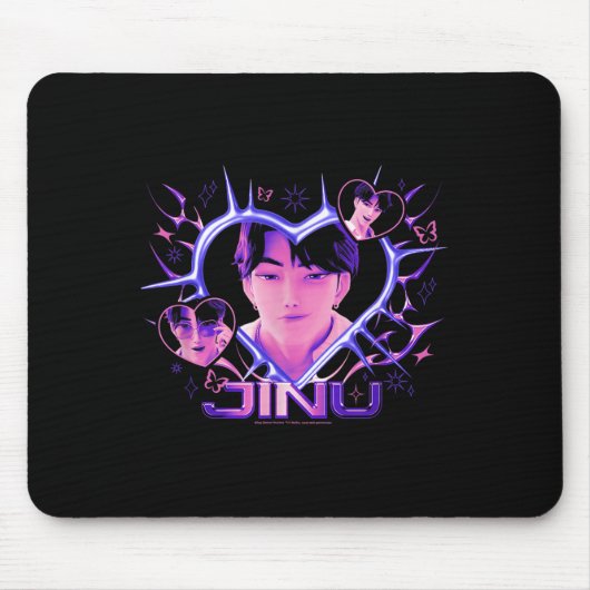 Kp Demon Hunters Halloween Jinu Y2k Heart Shape Rt Mousepad (Vorne)