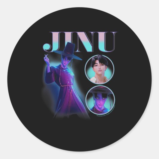 Kp Demon Hunters Halloween Jinu Y2k Style Showcase Runder Aufkleber (Vorderseite)