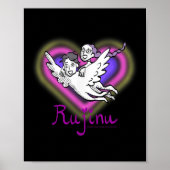 Kp Demon Hunters Halloween Rujino Chip Jinu And Ru Poster (Vorne)