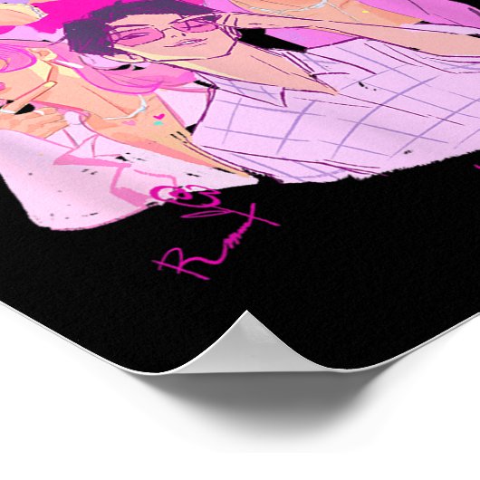 Kp Demon Hunters Halloween Saja Boys Demon Group R Poster (Ecke)