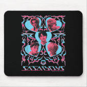 Kp Demon Hunters Halloween Saja Boys Heart Shapes Mousepad (Vorne)