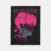 Kp Demon Hunters Halloween Saja Boys Jinu Demon Ma Fleecedecke (Vorderseite)