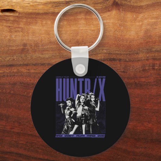 Kp Demon Hunters Halloween World Tour Huntrix Ster Schlüsselanhänger (Vorderseite)