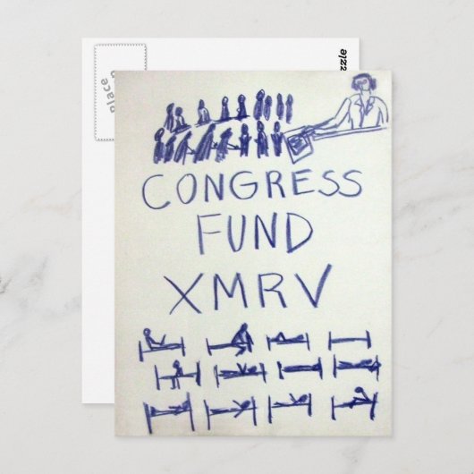 KP-Kongressfonds xmrv Postkarte (Vorne/Hinten)