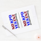 KPD Yes TNT LG Rechteckiger Aufkleber (Umschlag)