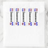 KPD Yes TNT Rechteckiger Aufkleber (Tasche)