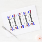 KPD Yes TNT Rechteckiger Aufkleber (Umschlag)