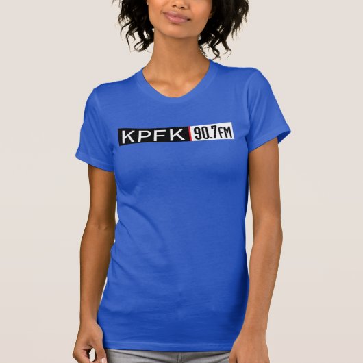 KPFK 100% Bio Baumwollbehälterspitze T-Shirt (Vorderseite)