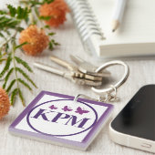 KPM Schmetterling Schlüsselanhänger (Vorderseite rechts)