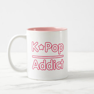 Kpop Addict Zweifarbige Tasse