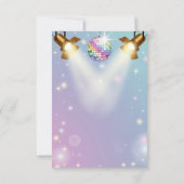 KPOP Birthday, Color the back! Invitation Einladung (Rückseite)