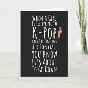 Kpop Cards für Mädchen koreanische Musik für Teen Karte