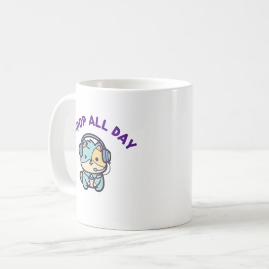 Kpop Cute Coffee Mug Gift Kaffeetasse (Vorderseite Links)