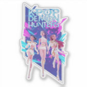 Kpop Demon Hunter Dark Fantasy Art | Anime-Inspire Aufkleber