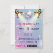 Kpop Demon Hunters Birthday Desale Invitation Einladung (Rückseite)