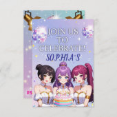 Kpop Demon Hunters Birthday Desale Invitation Einladung (Vorne/Hinten)