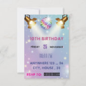 Kpop Demon Hunters Birthday Invitation Einladung (Rückseite)