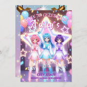 KPOP Demon Hunters Inspired Invitation Einladung (Vorne/Hinten)