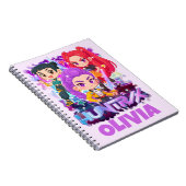 KPop Demon Hunters Notebook, Kids Huntrix Notizblock (Rechte Seite)