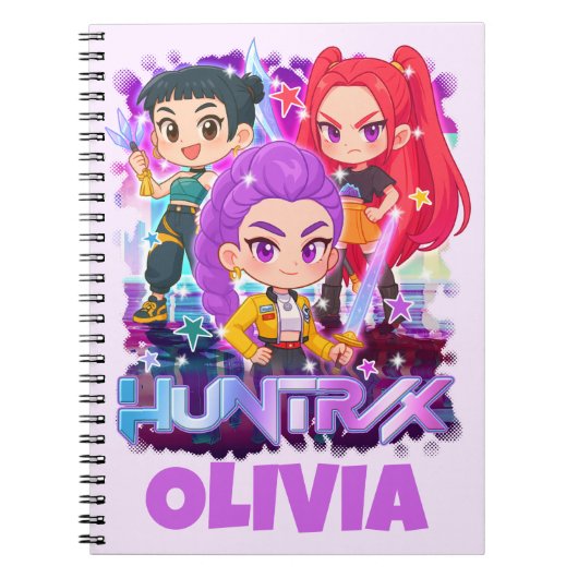 KPop Demon Hunters Notebook, Kids Huntrix Notizblock (Vorderseite)