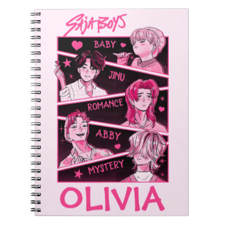 KPop Demon Hunters Notebook, Kids Saja Boys Notizblock