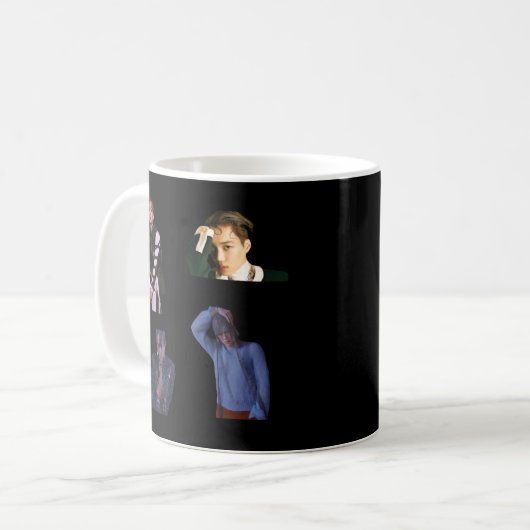 Kpop Exo Kai "Mmmh" Set [Kai VOL.One] Kaffeetasse (Vorderseite Links)