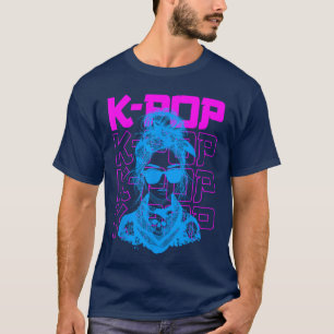 KPop-Fan-Mädchen Vintage Korean KPop Musikliebhabe T-Shirt