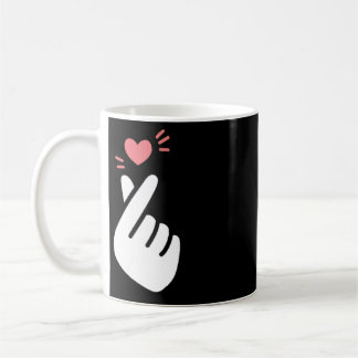 KPOP - Finger heart Kaffeetasse