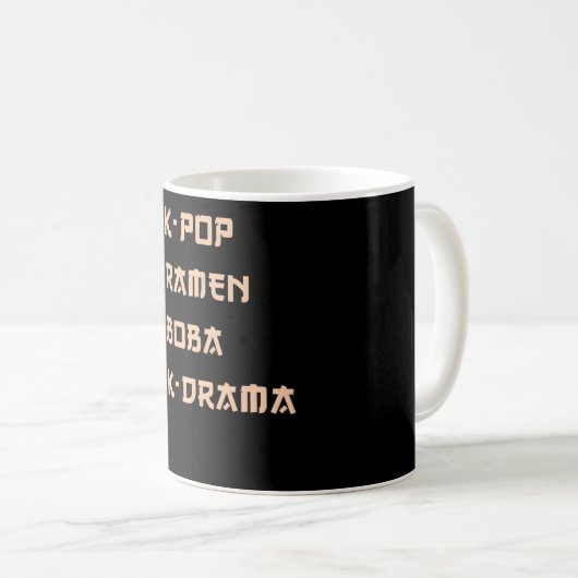 KPOP-Geschenk Kaffeetasse (VorderseiteRechts)