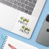 Kpop Girl Group Aufkleber (Laptop mit iPhone)