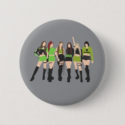Kpop Girl Group Button (Vorderseite)